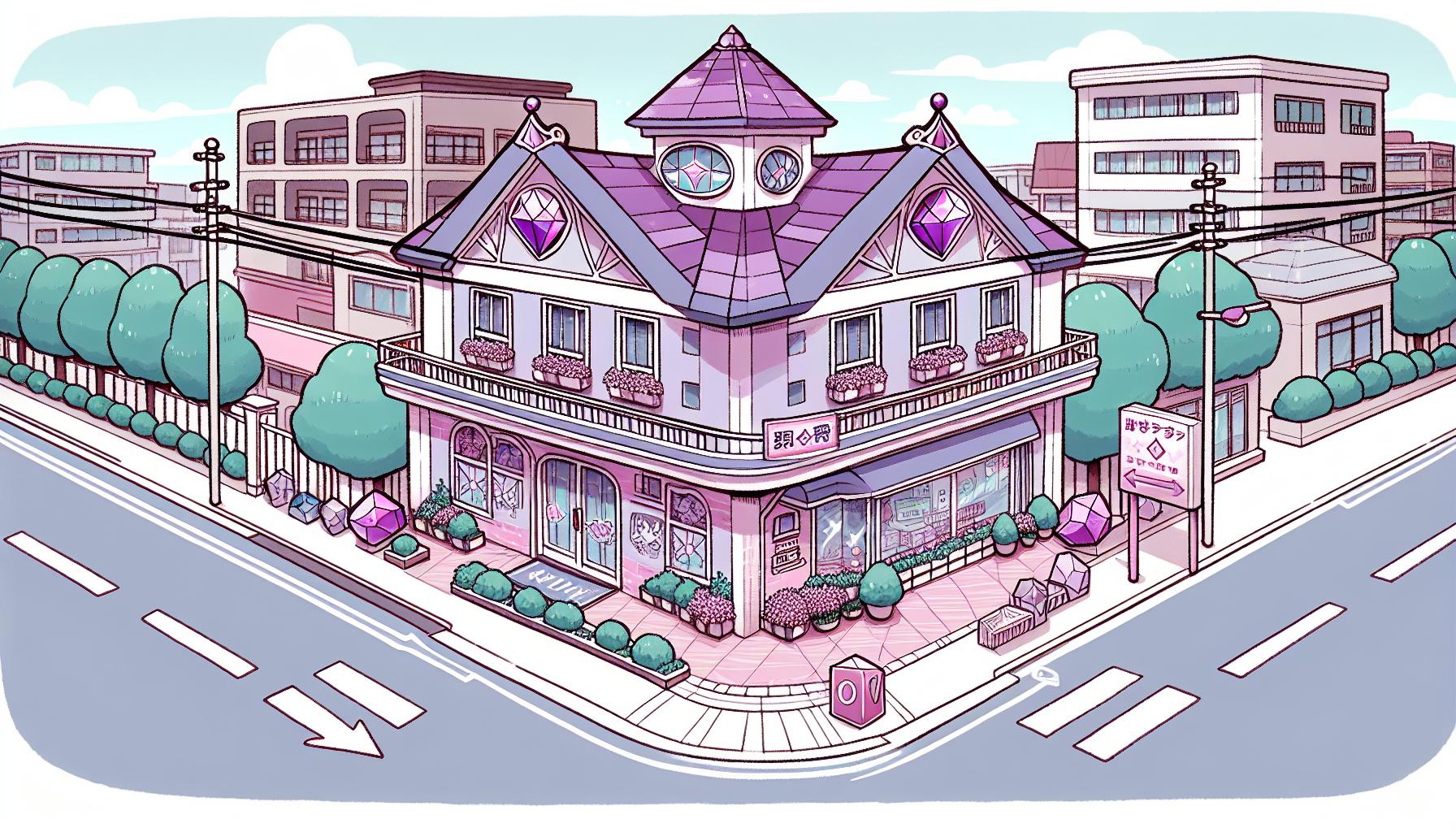 園の外観