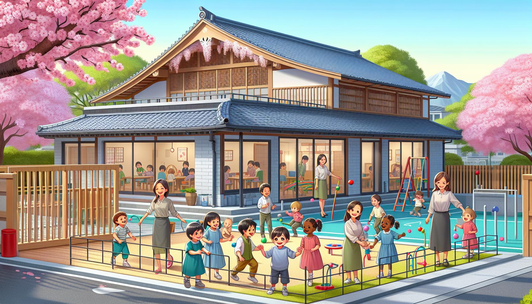 親子の広場サクラの木・園の外観写真