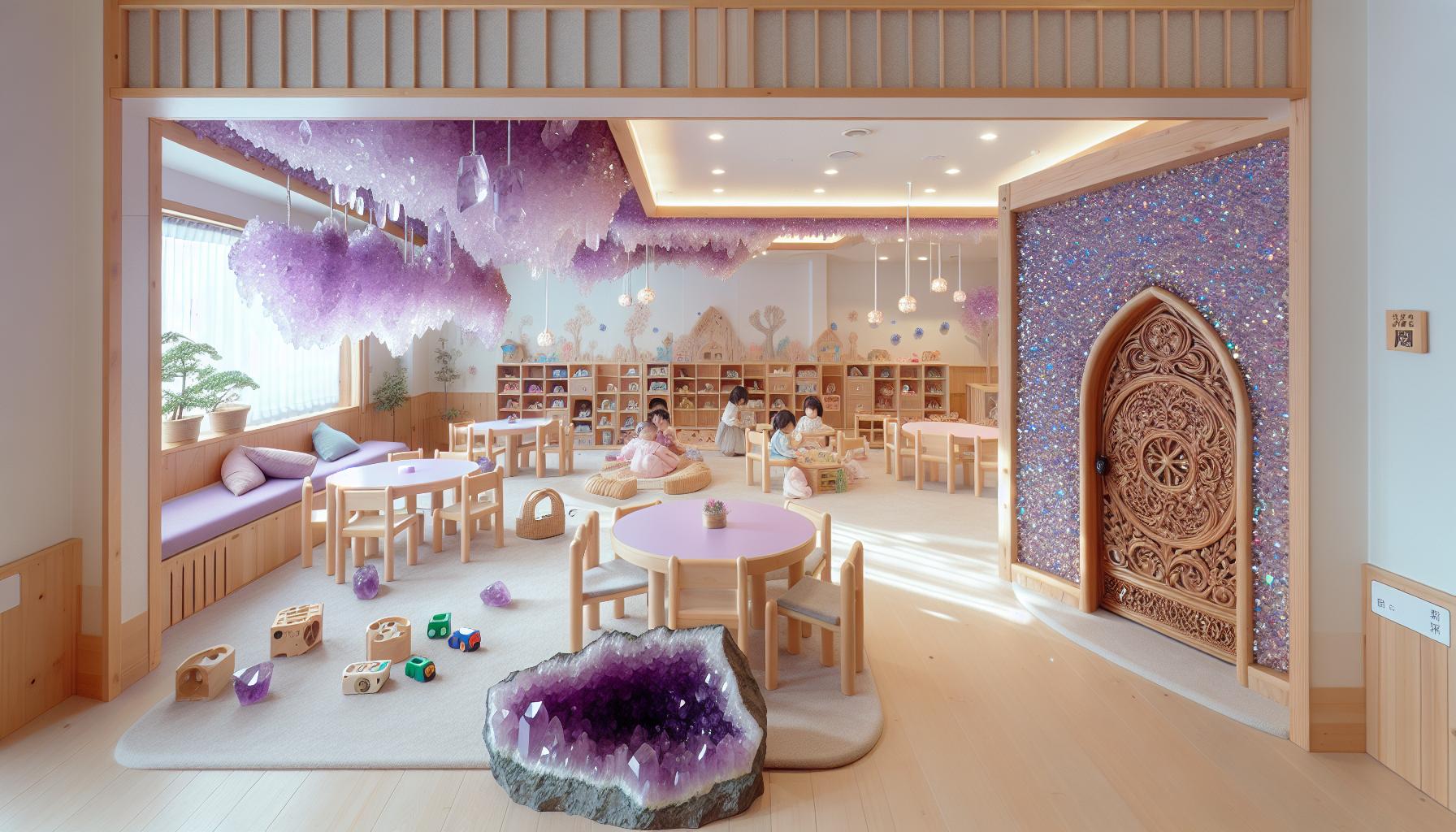 園内で遊ぶ園児の様子